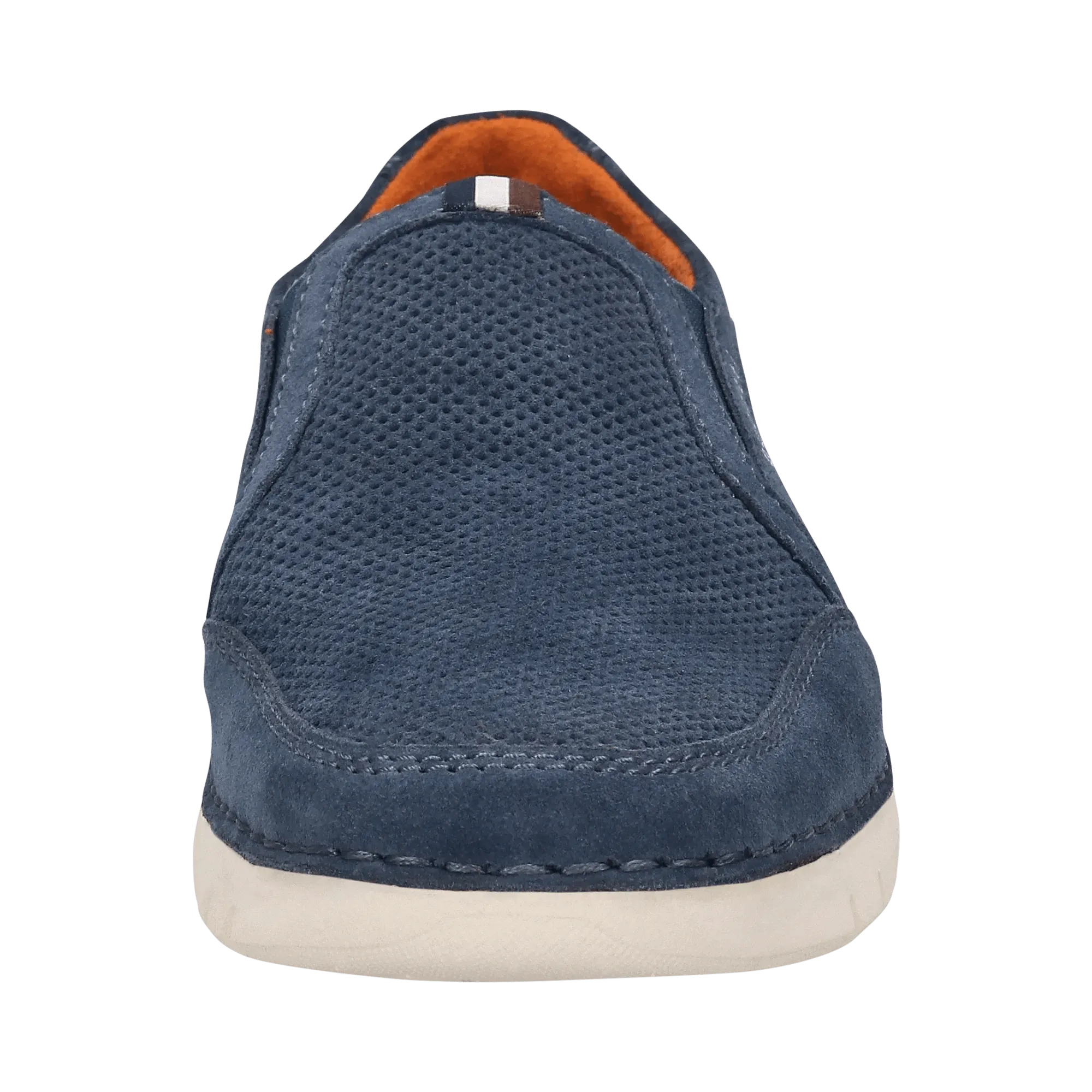 Leder Slip on blau