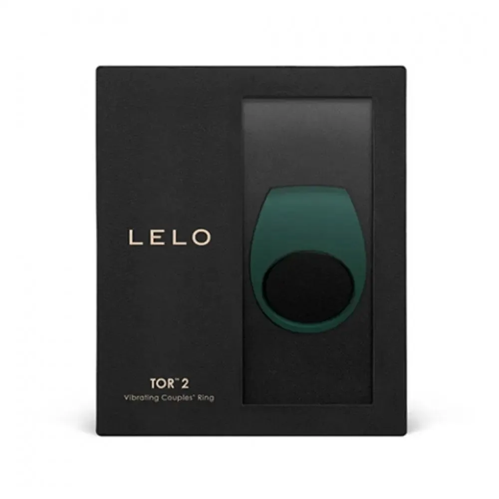 Lelo Stretchy Silicone Green 6-speeds Rechargeable Cock Ring
