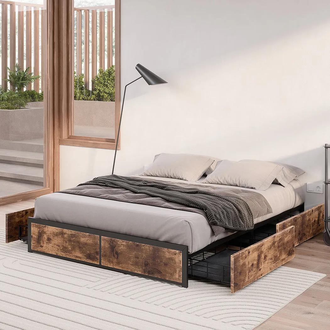 Levede Metal Bed Frame Mattress Base Queen