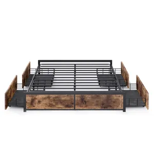 Levede Metal Bed Frame Mattress Base Queen