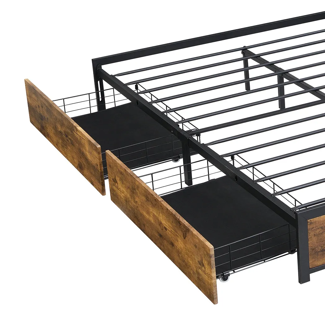 Levede Metal Bed Frame Mattress Base Queen