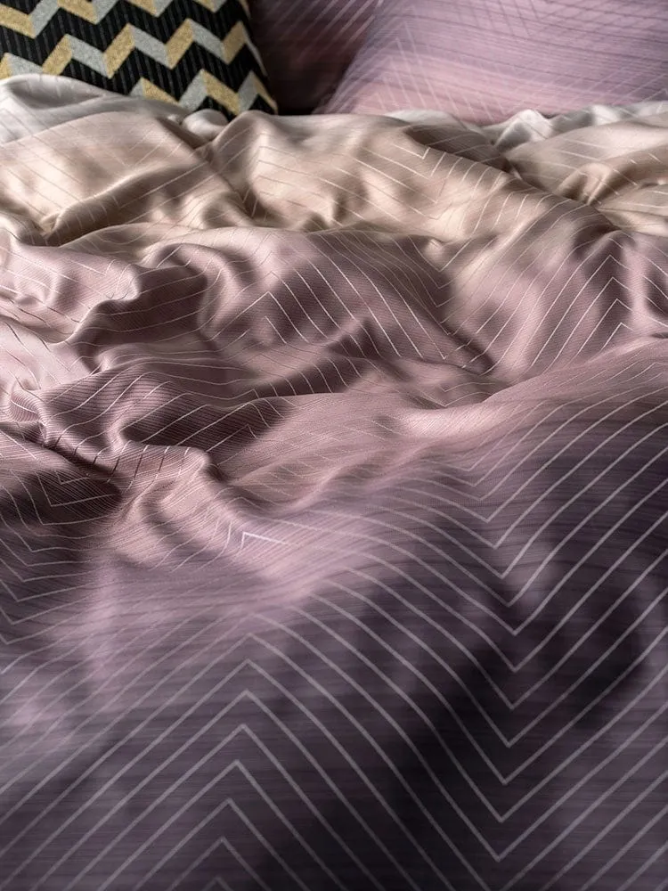 Linen House Filament Plum Duvet Cover Set