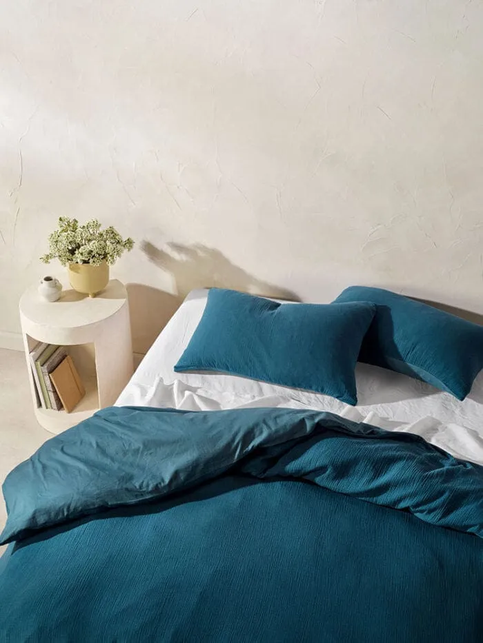 Linen House Galene Teal Duvet Cover Set