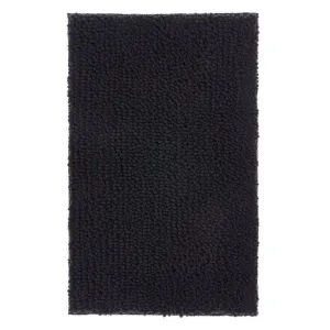 Linen House Reed Toggle Charcoal Bath Mat