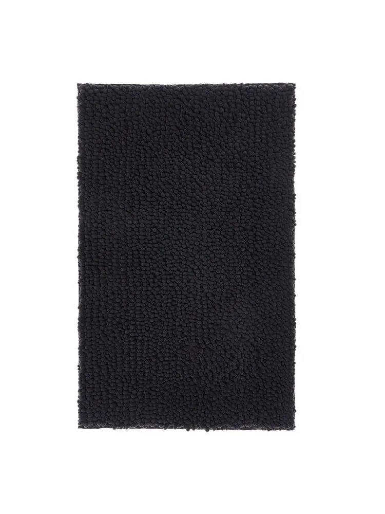 Linen House Reed Toggle Charcoal Bath Mat