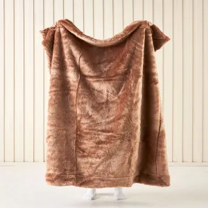 Linen House Selma Brandy Throw 150x200