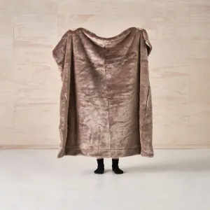 Linen House Selma Mushroom Throw 150x200