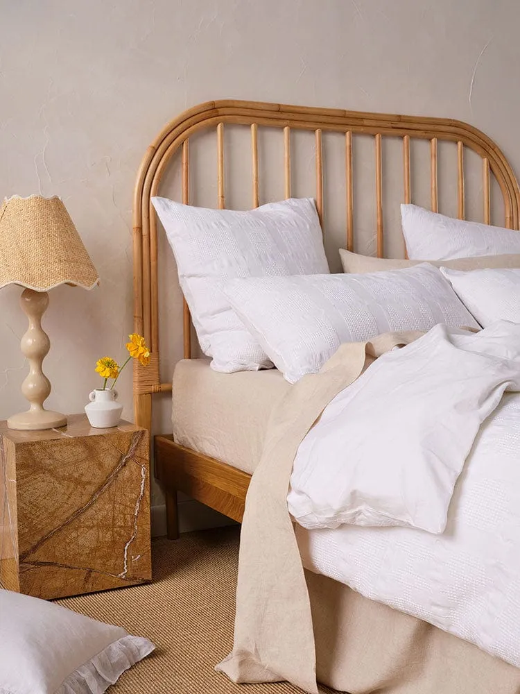 Linen House White Seren White Duvet Cover Set