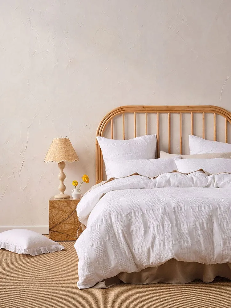 Linen House White Seren White Duvet Cover Set