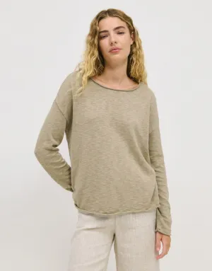 Little Lies Nellie Knit - Khaki