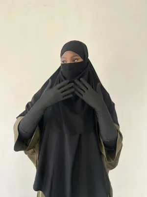 Long Breathable Non Slip Muslim Gloves