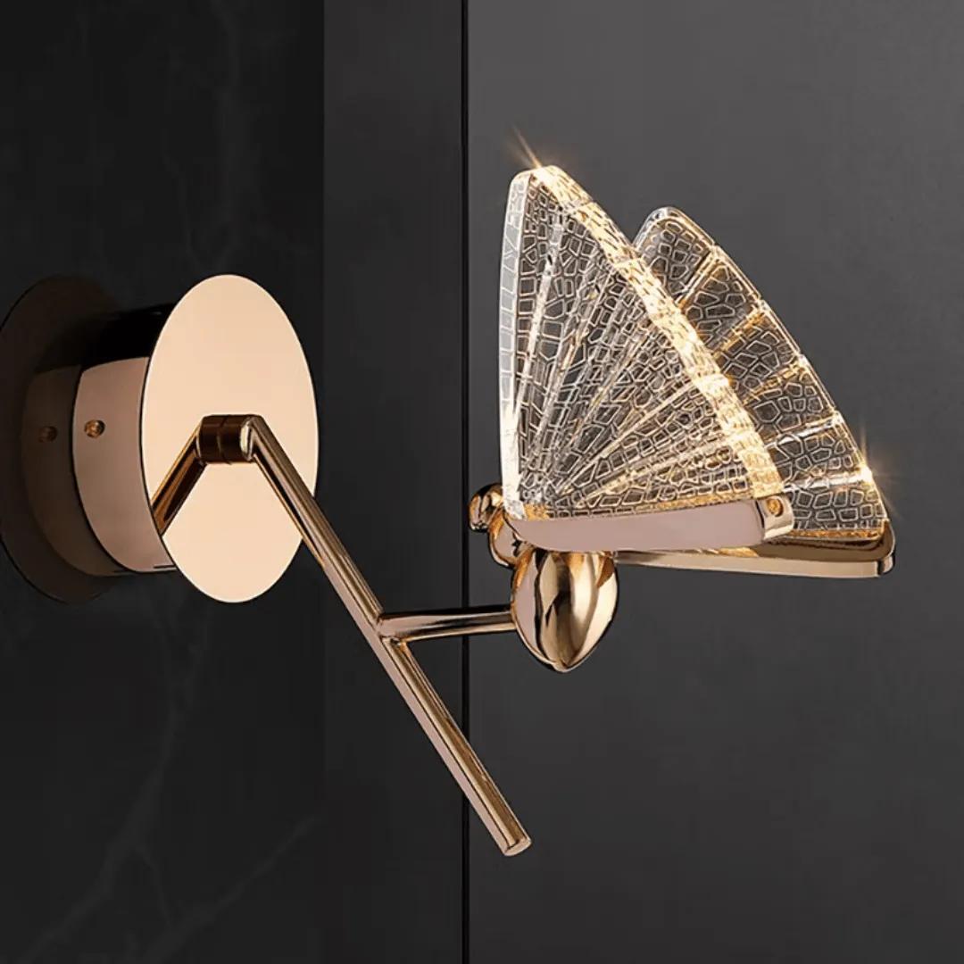 Luxury Golden Bird Wall Lamp