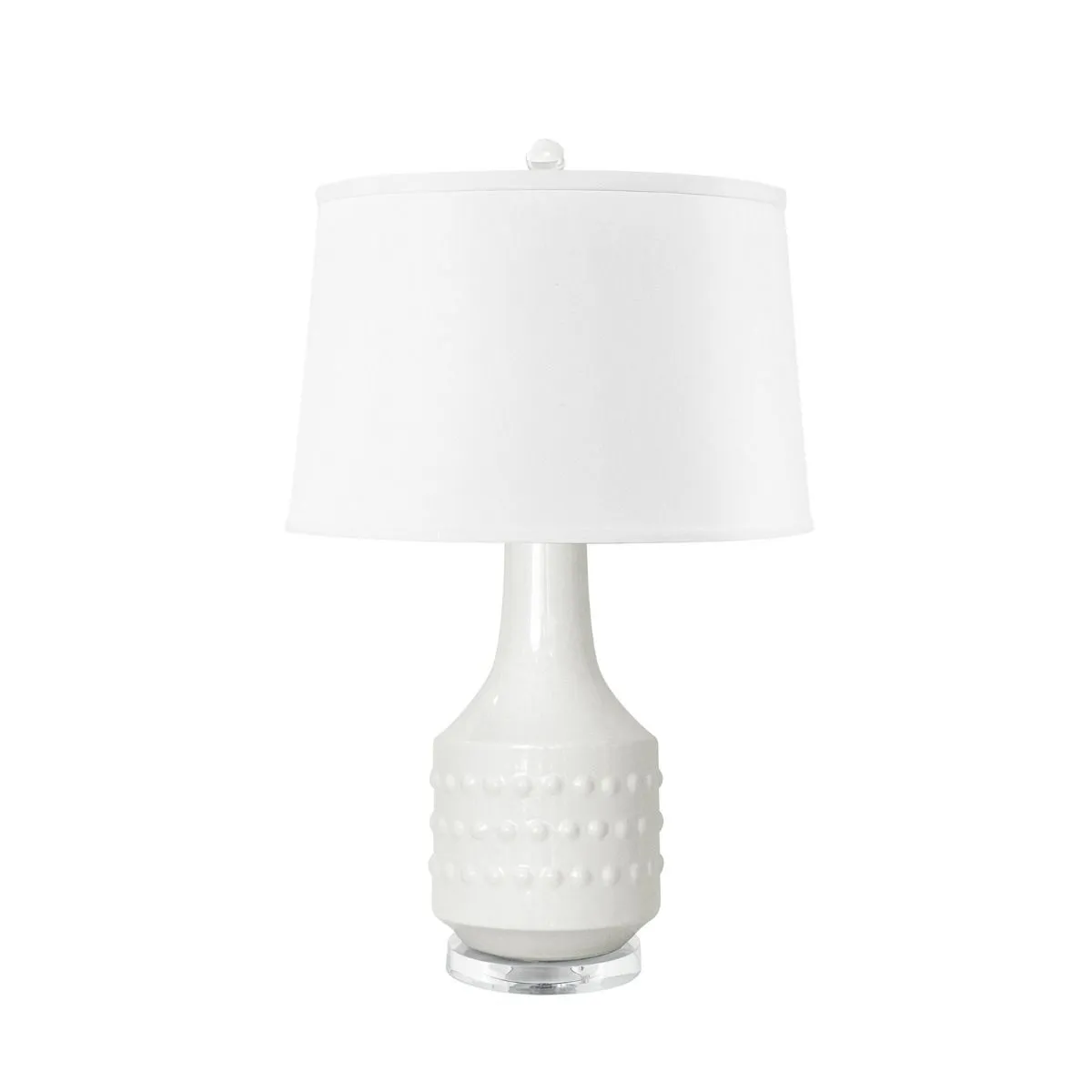 Mariah Lamp Without Shade / White Cloud