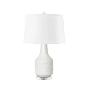 Mariah Lamp Without Shade / White Cloud