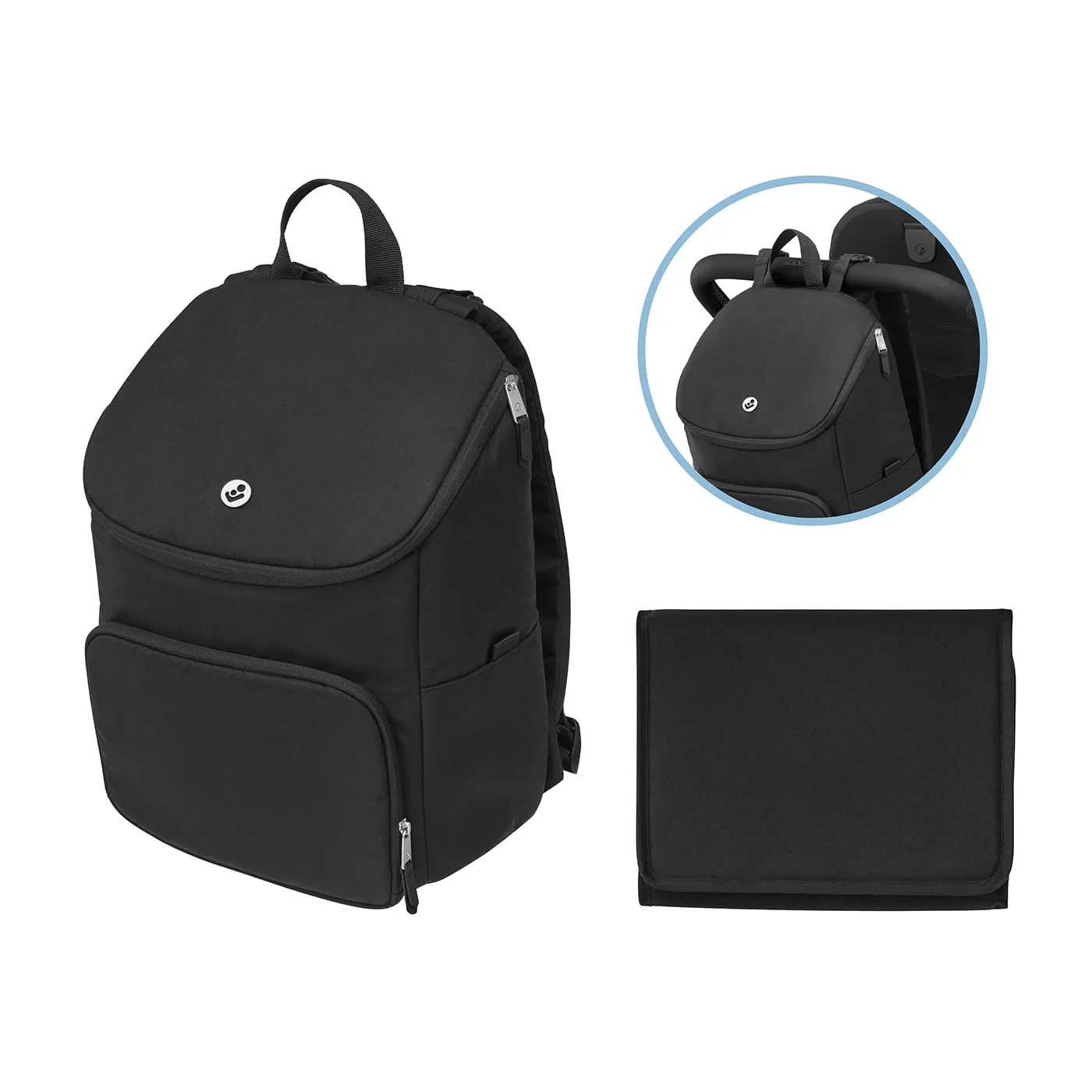 Maxi Cosi Oxford Essential Bundle with Accessories - Twillic Black