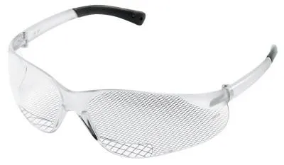MCR Safety BearKat Magnifier Protective Eyewear, Clear Lens, Duramass Scratch-Resistant, BKH10