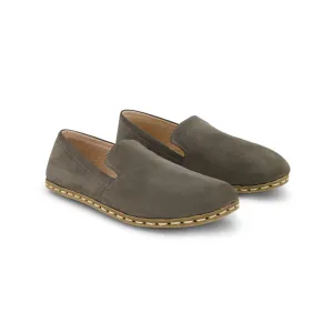 Men's Barefoot Grounding Nubuck Slip-on Shoes - Ash