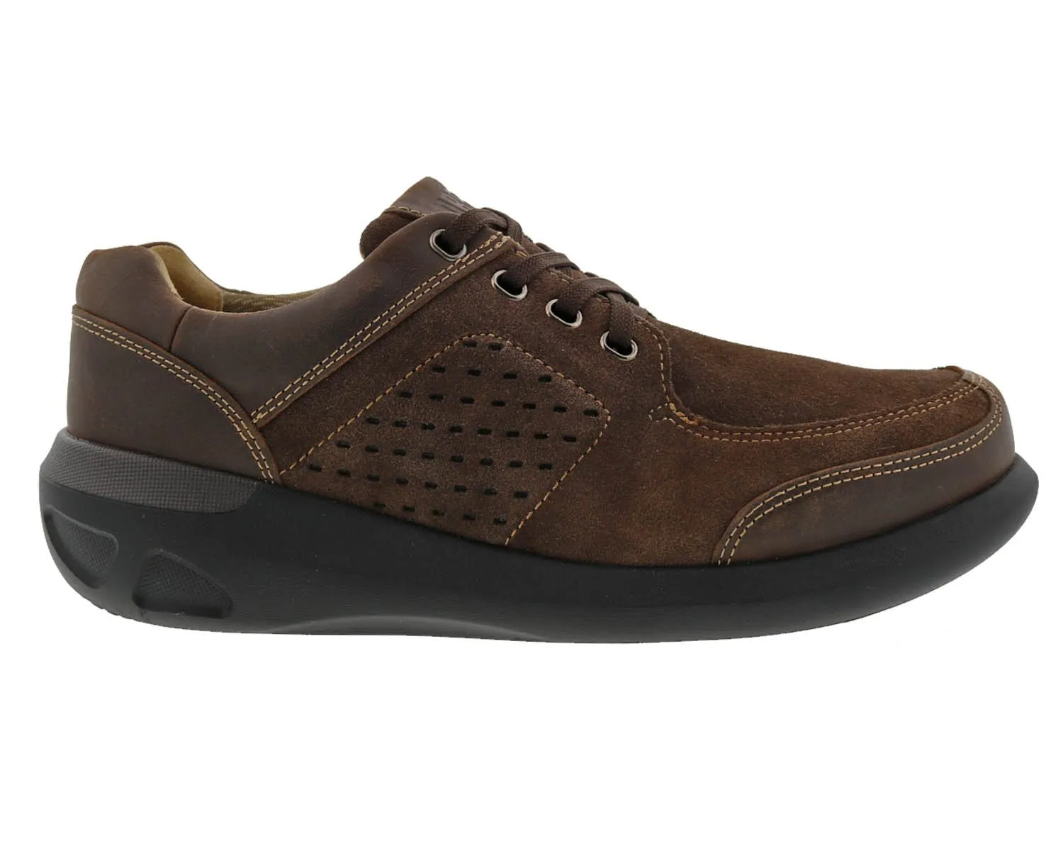 MILES Brown Suede Leather