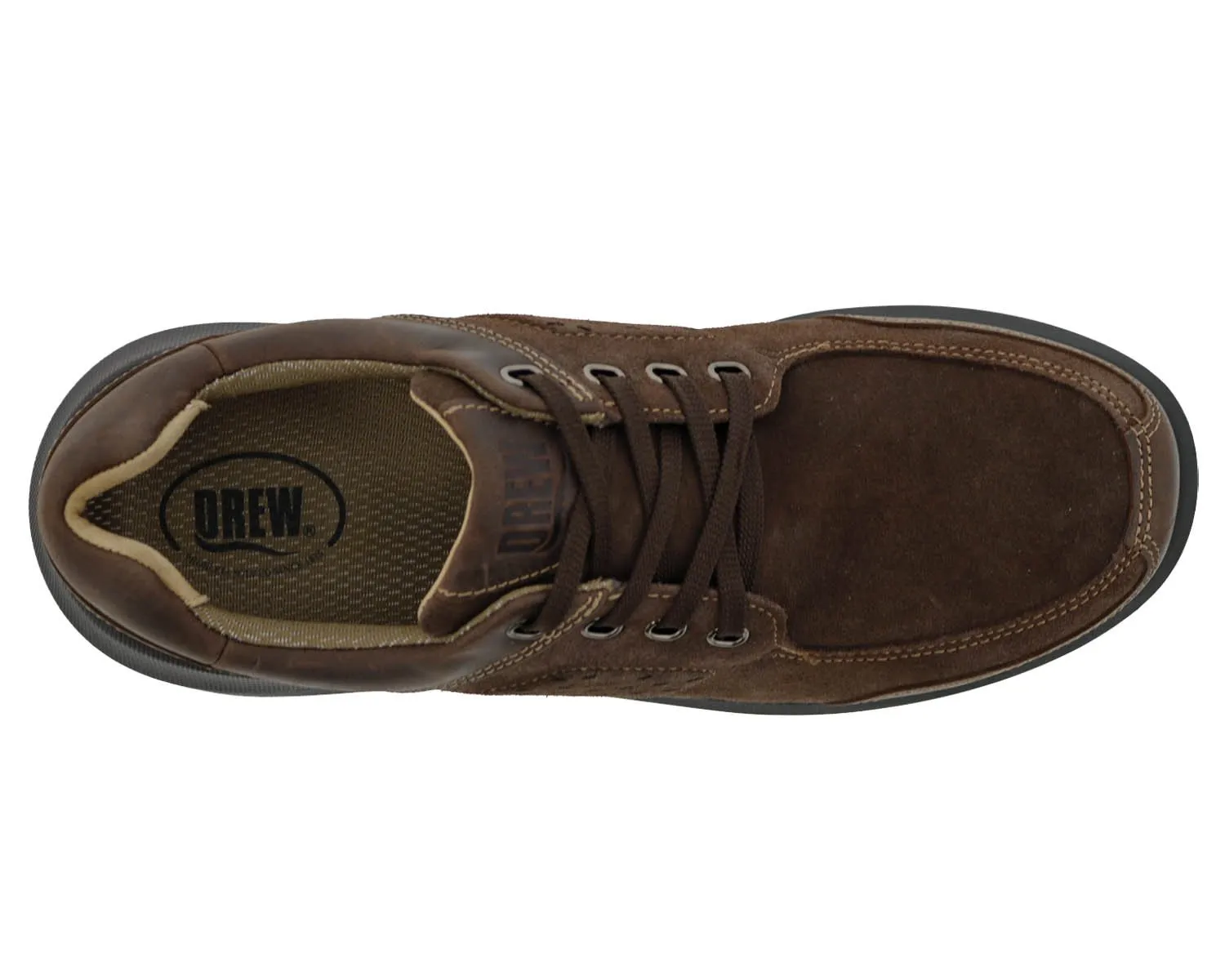 MILES Brown Suede Leather