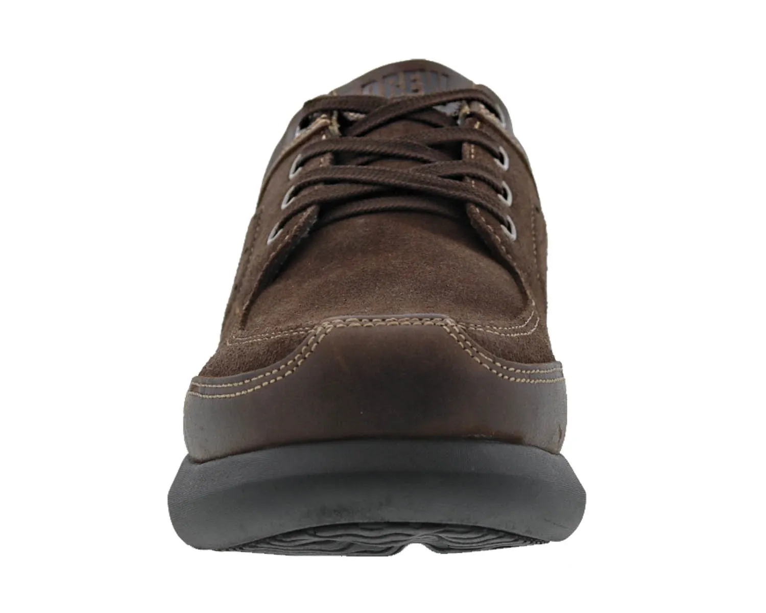 MILES Brown Suede Leather