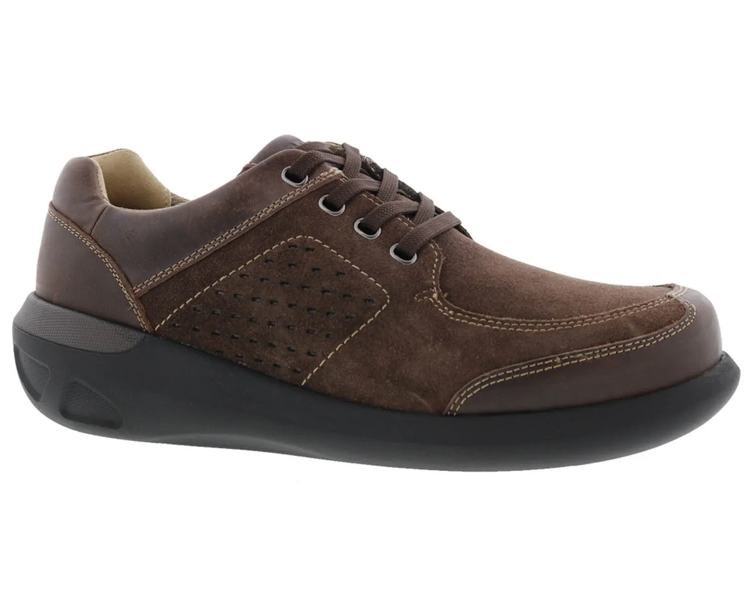 MILES Brown Suede Leather