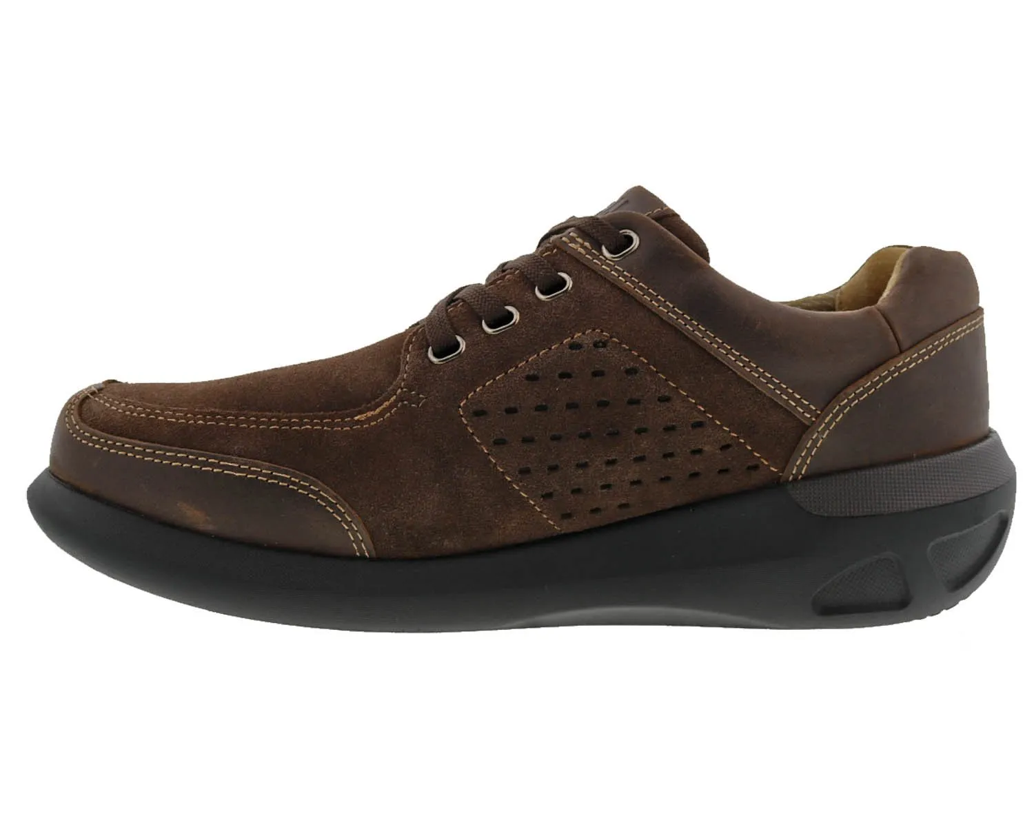 MILES Brown Suede Leather