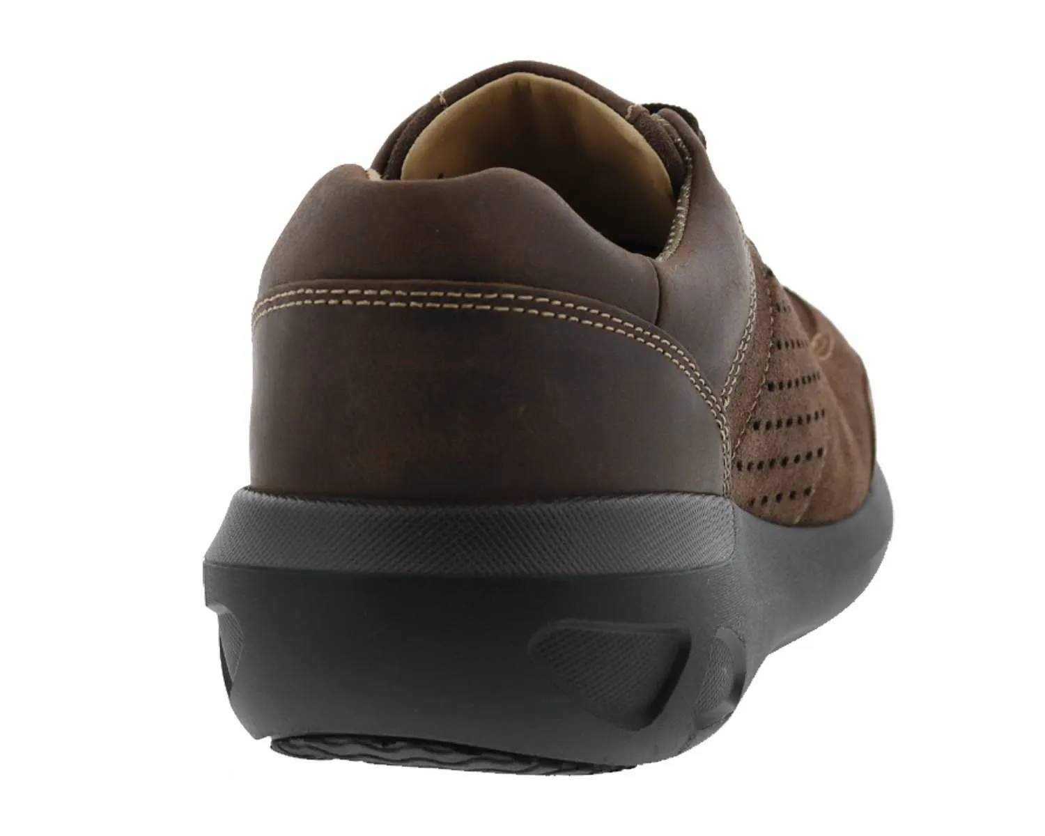 MILES Brown Suede Leather