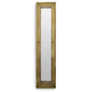 Mirror Magenta Rectangular S - Vintage Brass Finish