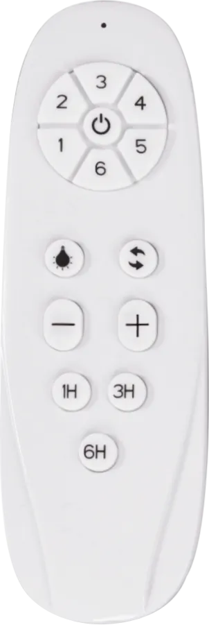 Misty Valley 28in. Modern White Integrated LED 6-Speed Low Profile Ceiling Fan with Light For Bedroom