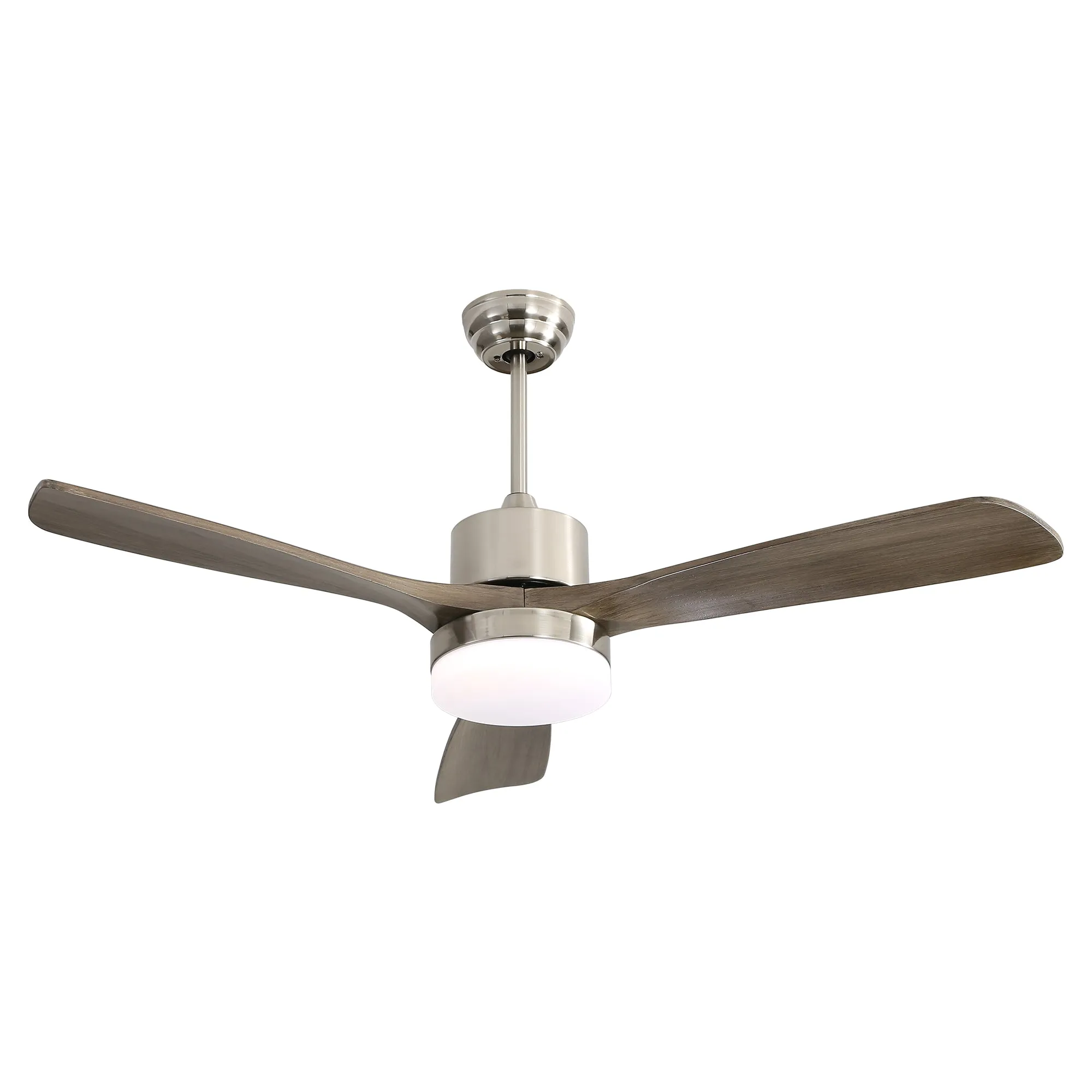 Misty Valley 52in. Remote Control Modern Ceiling Fan with Light, Noiseless Reversible DC Motor for Patio,Living Room, Bedroom