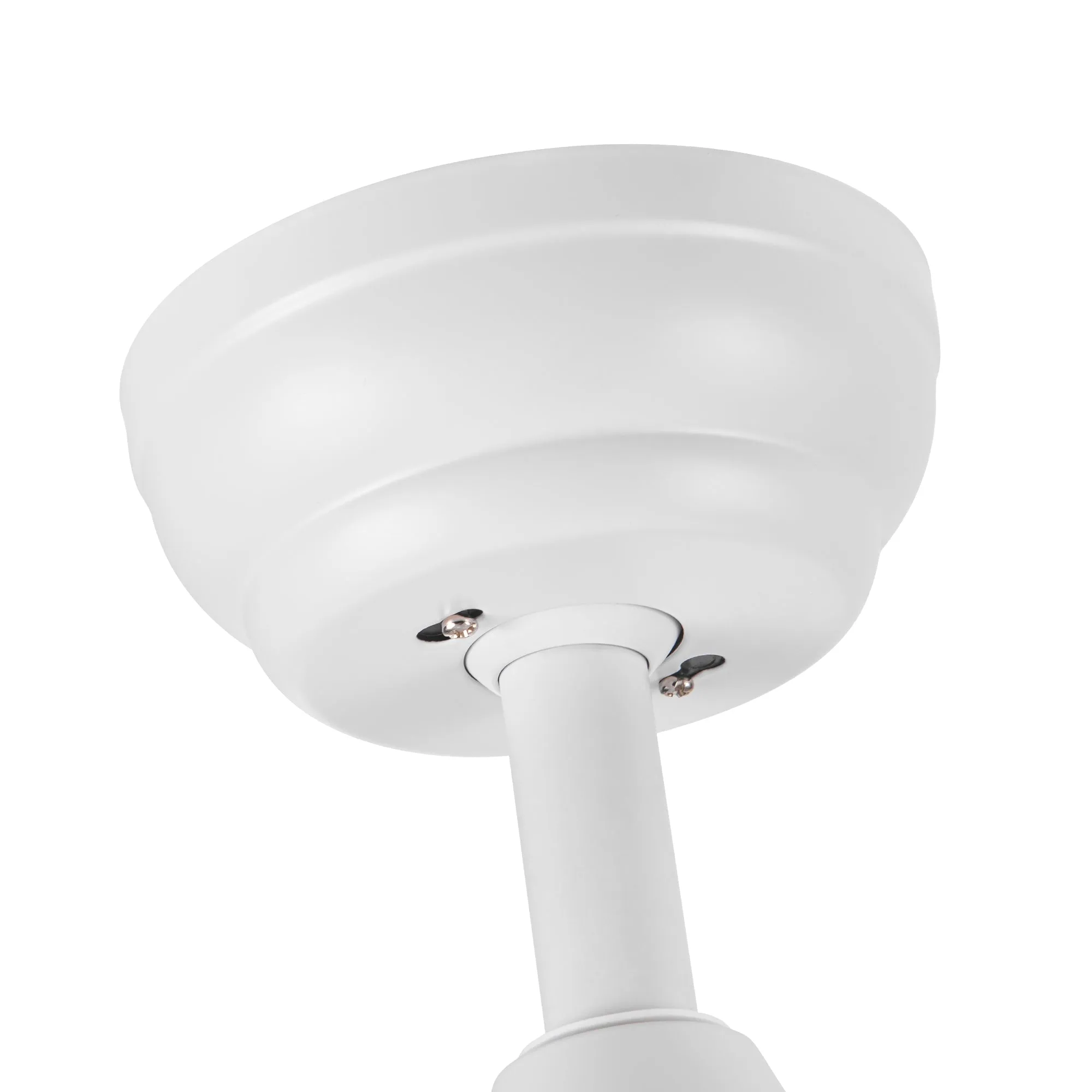 Misty Valley Modern 60in. Integrated LED Ceiling Fan Lighting with White ABS Blade
