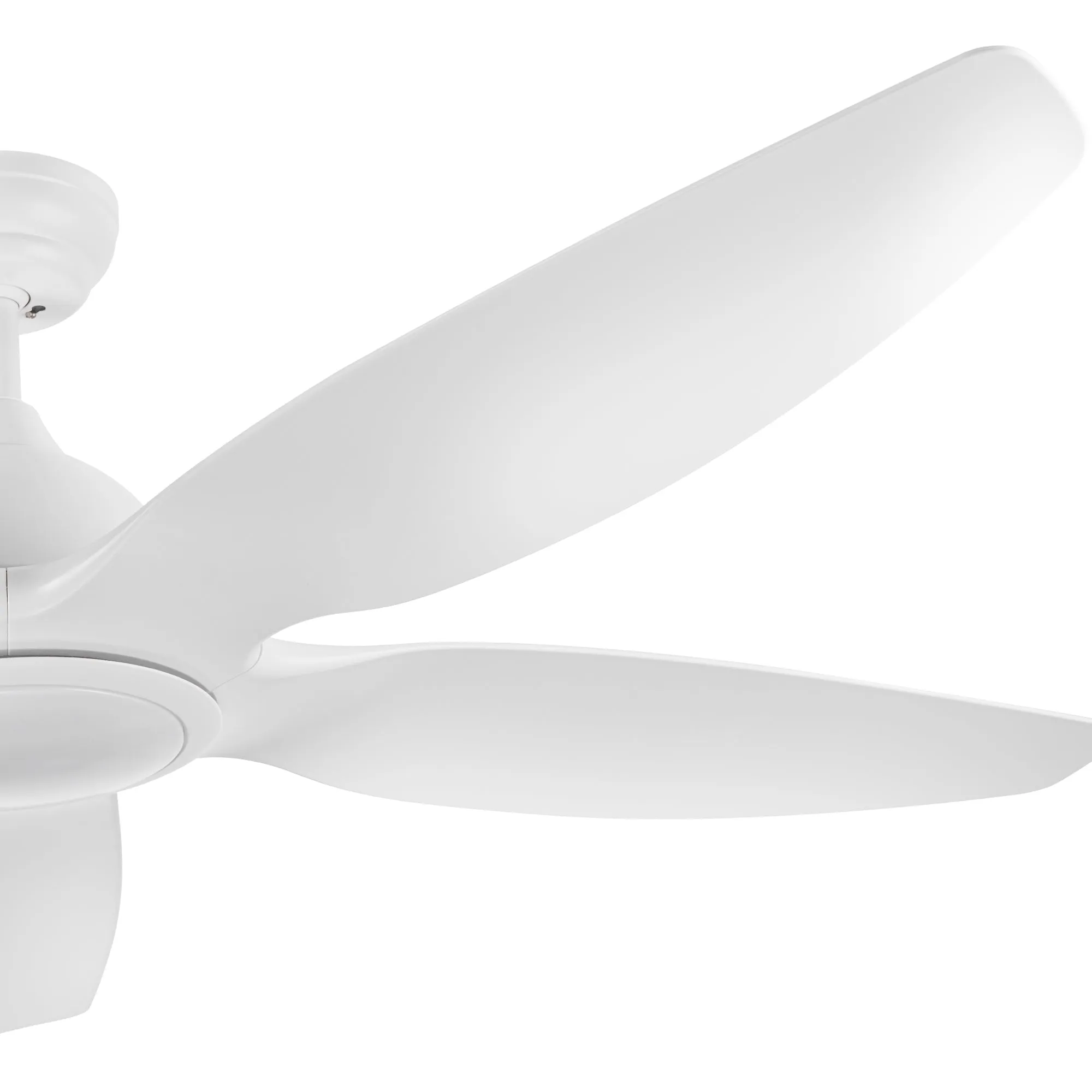 Misty Valley Modern 60in. Integrated LED Ceiling Fan Lighting with White ABS Blade