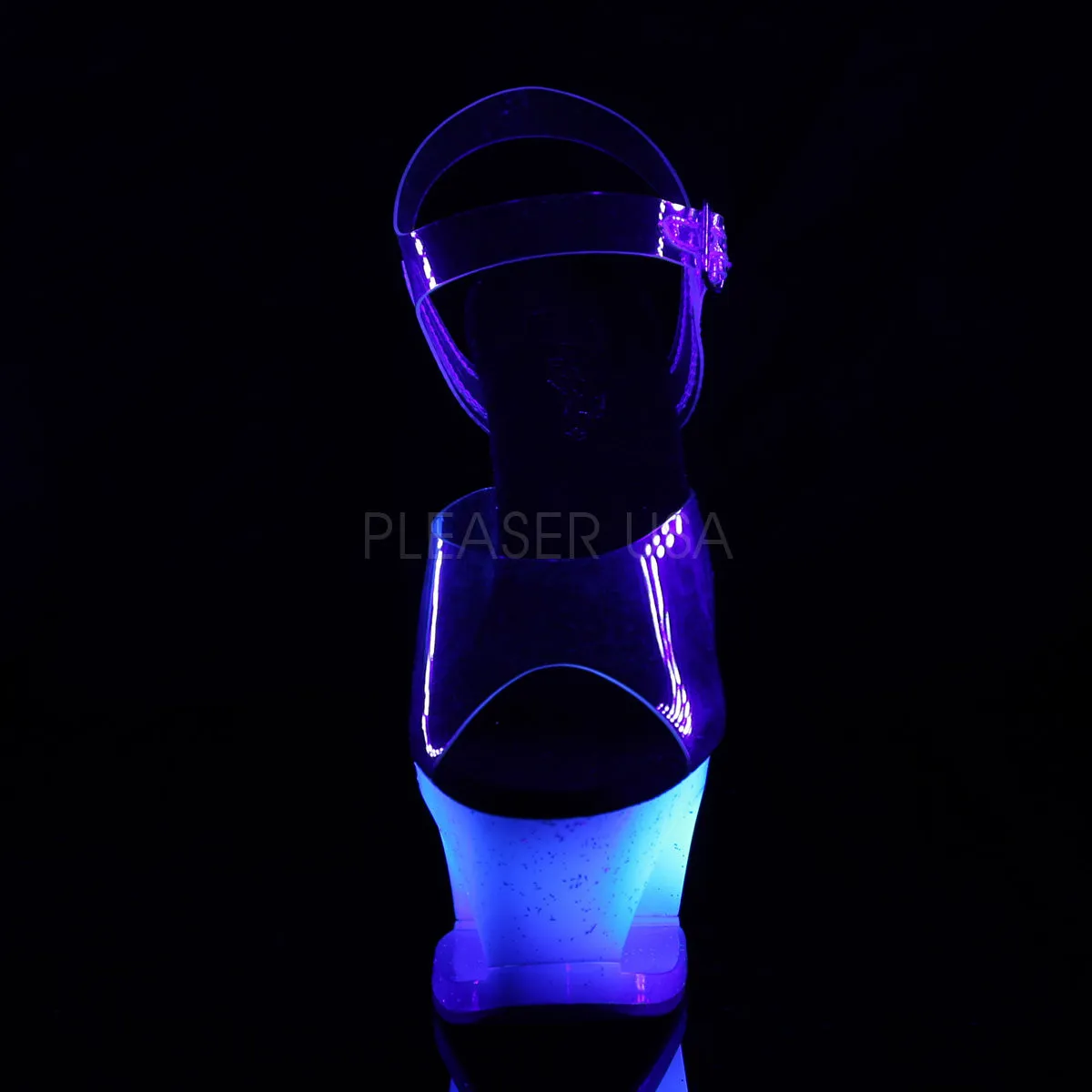 MOON-708MER  Clear/Blue Ombre