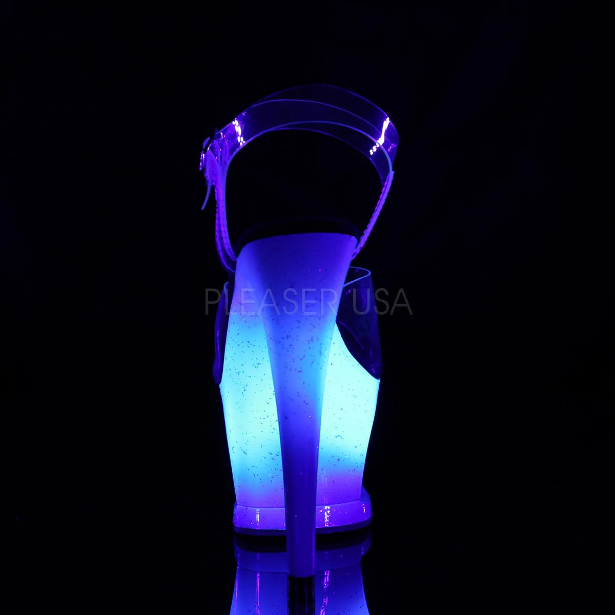 MOON-708MER  Clear/Blue Ombre