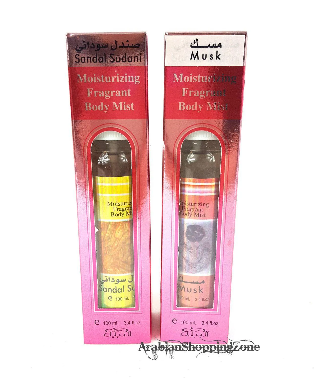 Nabeel Body Mist 100ML Sandal Sudani  / Musk