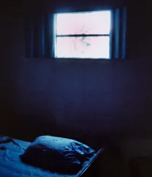 NAN GOLDIN "MOTEL WINDOW, PALENQUE, MEXICO" 1982