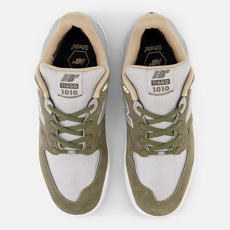 New Balance Numeric 1010 Tiago Lemos Skateboard Shoe - Olive With Grey