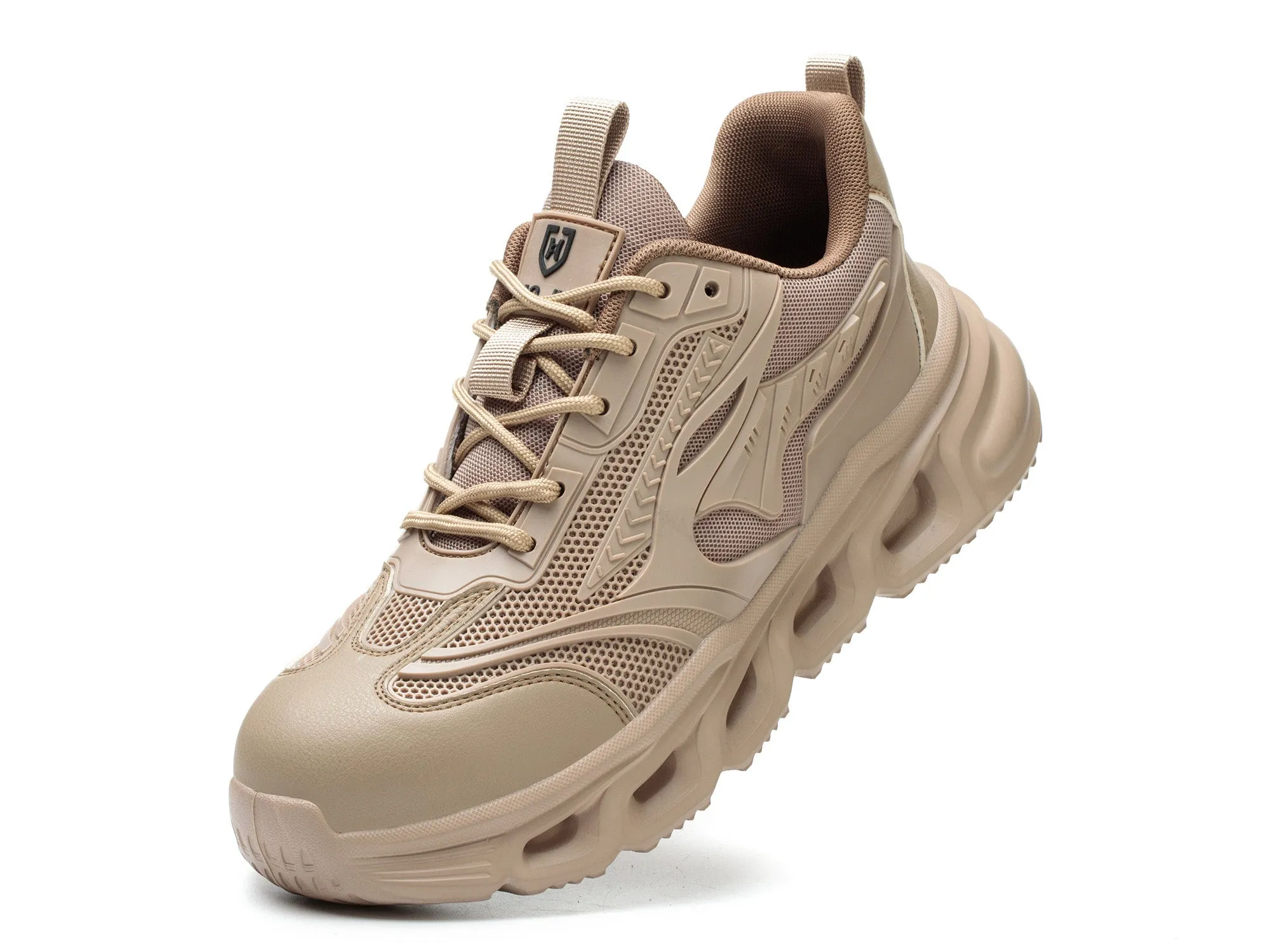 Non Slip Work Safety Shoes for Men Anti-Slip Sneakers Air Cushion Working Footwear