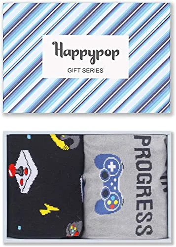 Novelty Gamer Socks, Gamer Gifts for Him Who Love Game, Gaming Socks for Game Lovers, Funny Gaming Gifts, Video Game Socks