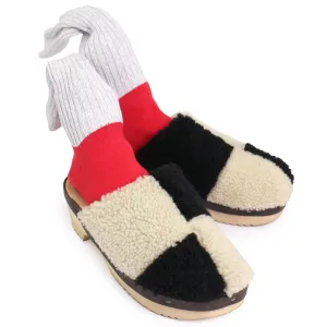 PANTO CURLY PATCHWORK   Natural Black