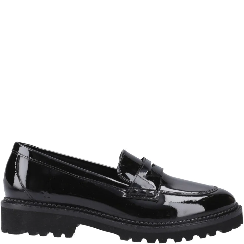 Patent Black XL Grazia Loafer Senior School Shoes