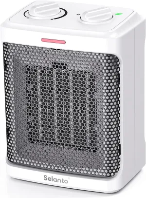 Portable Electric Space Heater (White)