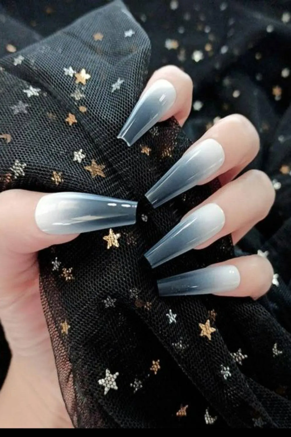 Press On Nails Ombre Coffin Nail Kit