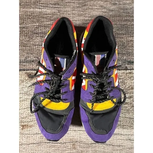 Ralph Lauren Polo TRAIN 100-SK-ATH Purple Tech Suede Alpine Mens Size 9 D