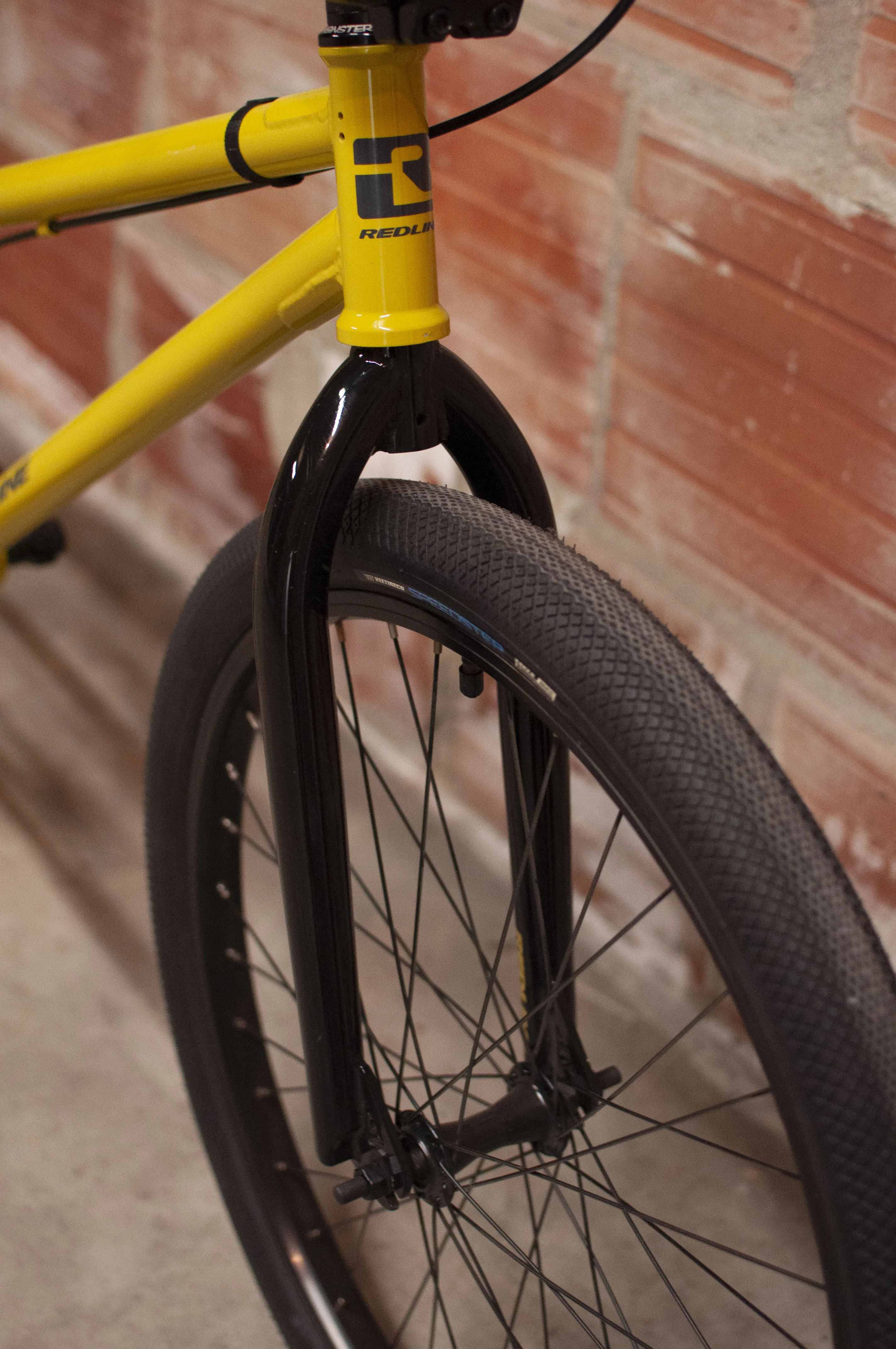 Redline Asset 24 BMX Bike, 23 cm, Yellow
