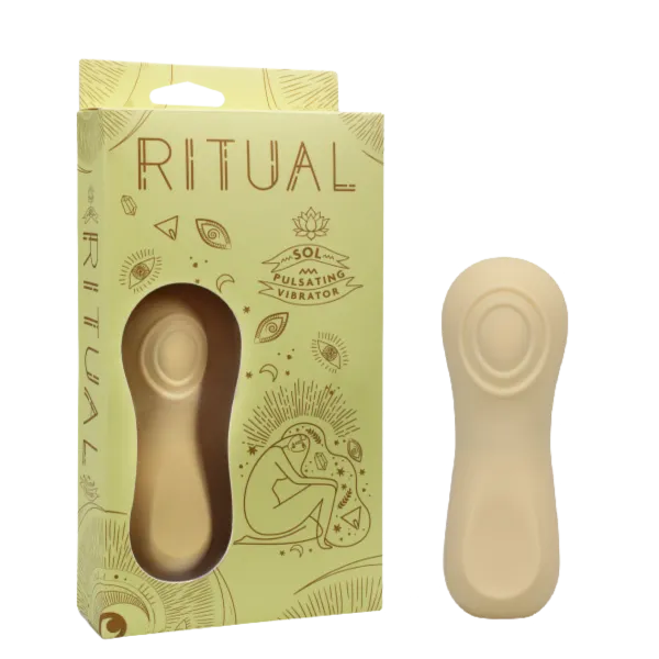 RITUAL - Sol - Rechargeable Silicone Pulsating Vibe - Yellow