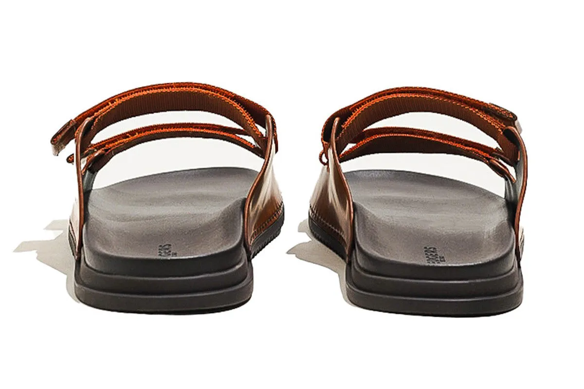 Rohan Dark Brown Band Sandals