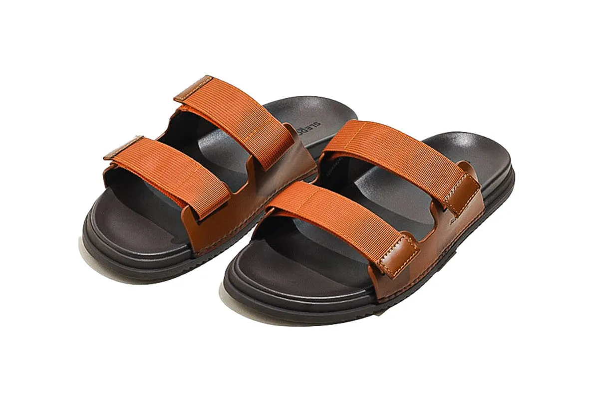 Rohan Dark Brown Band Sandals