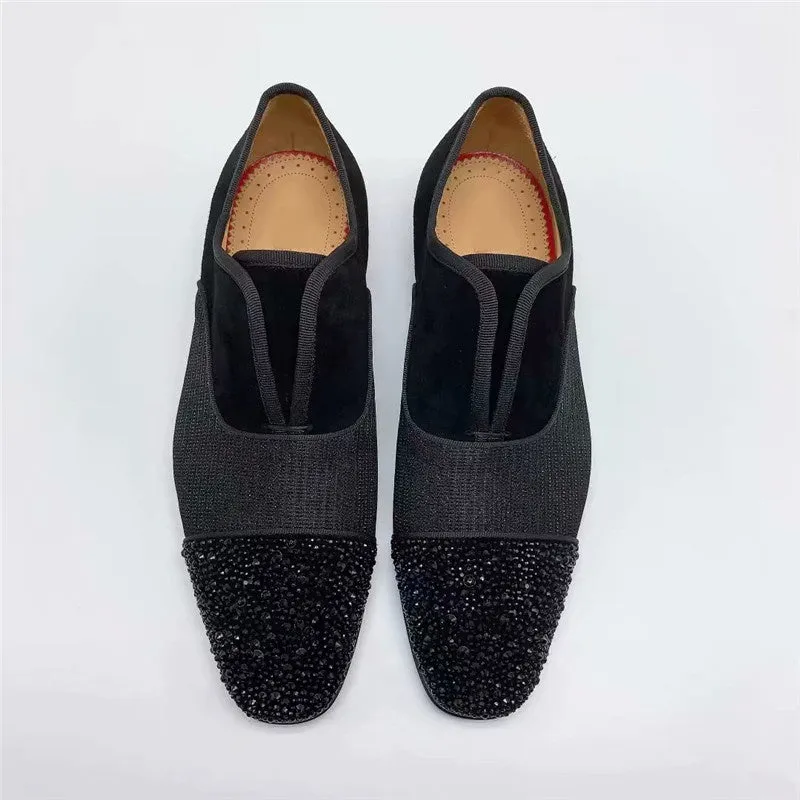 Rossi Luxx  - Unique Red bottom sole Genuine Leather loafers for men