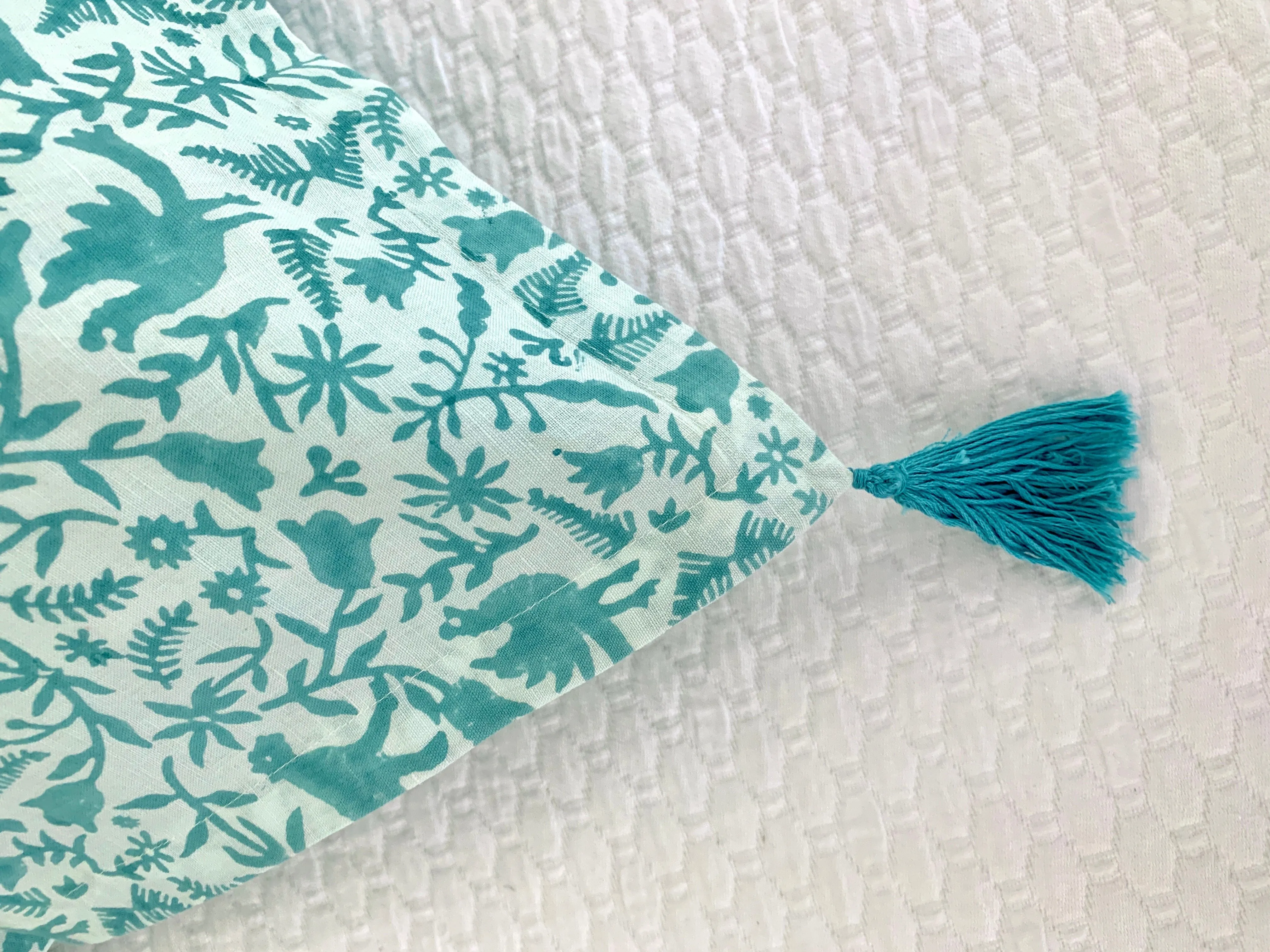 Sage Blue Jaguar Pillow Sham